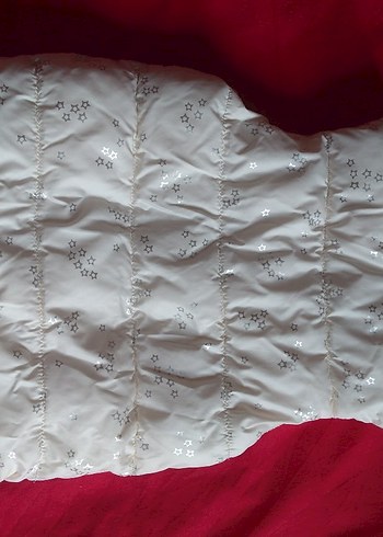 Beyaz Parlak Yıldızlı Old Navy Kız Çocuk Yelek 3 yaşYENI GIBI - Görsel 3