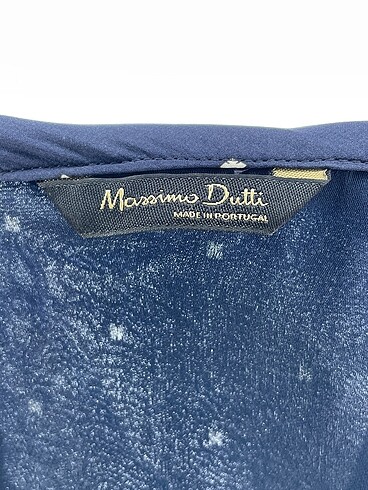 36 Beden lacivert Renk Massimo Dutti Kısa Elbise %70 İndirimli.