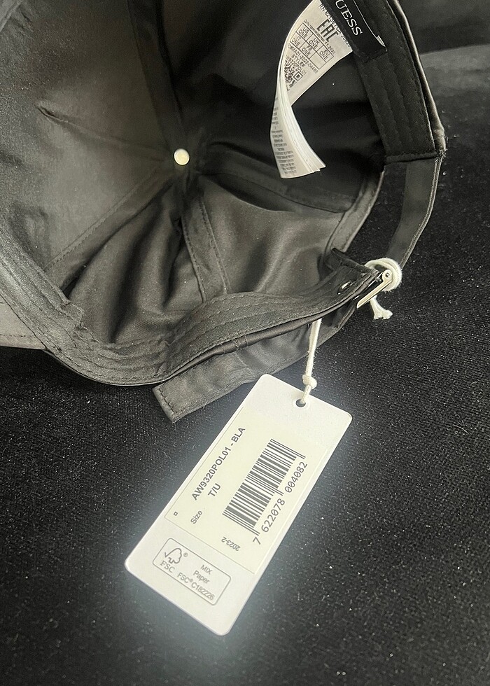 Guess siyah şapka - Görsel 5