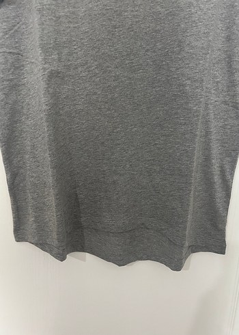 Mango Gri Kısa Kollu Kadın Tişört - Görsel 4