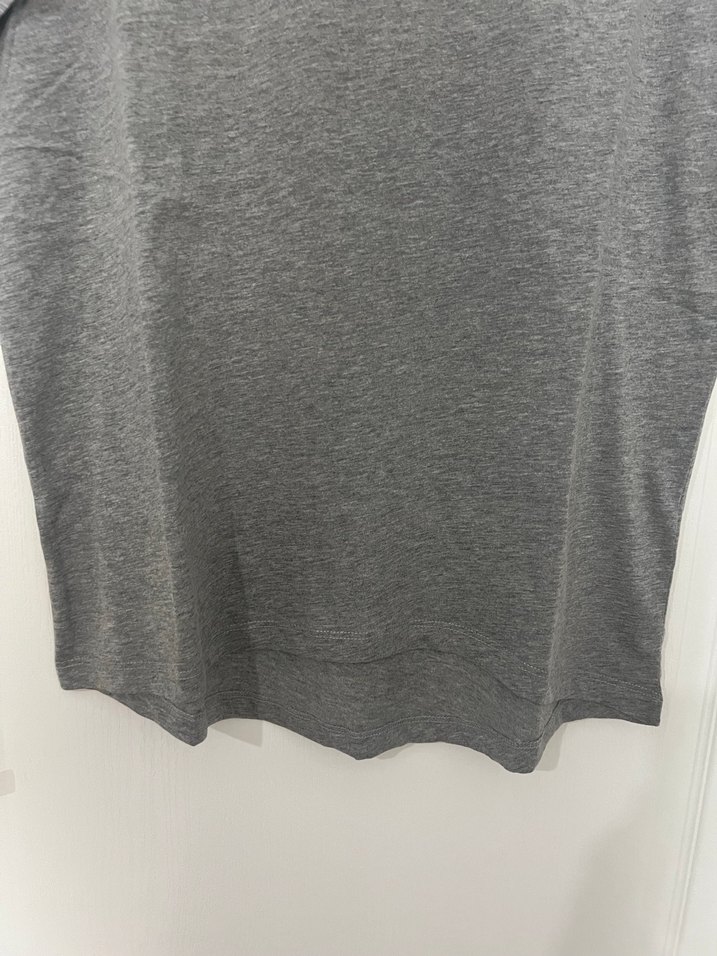 Mango Gri Kısa Kollu Kadın Tişört - Görsel 4