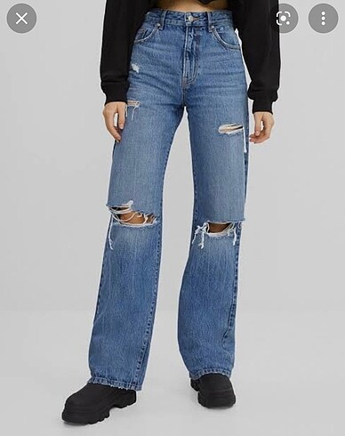 Bershka wide leg jean