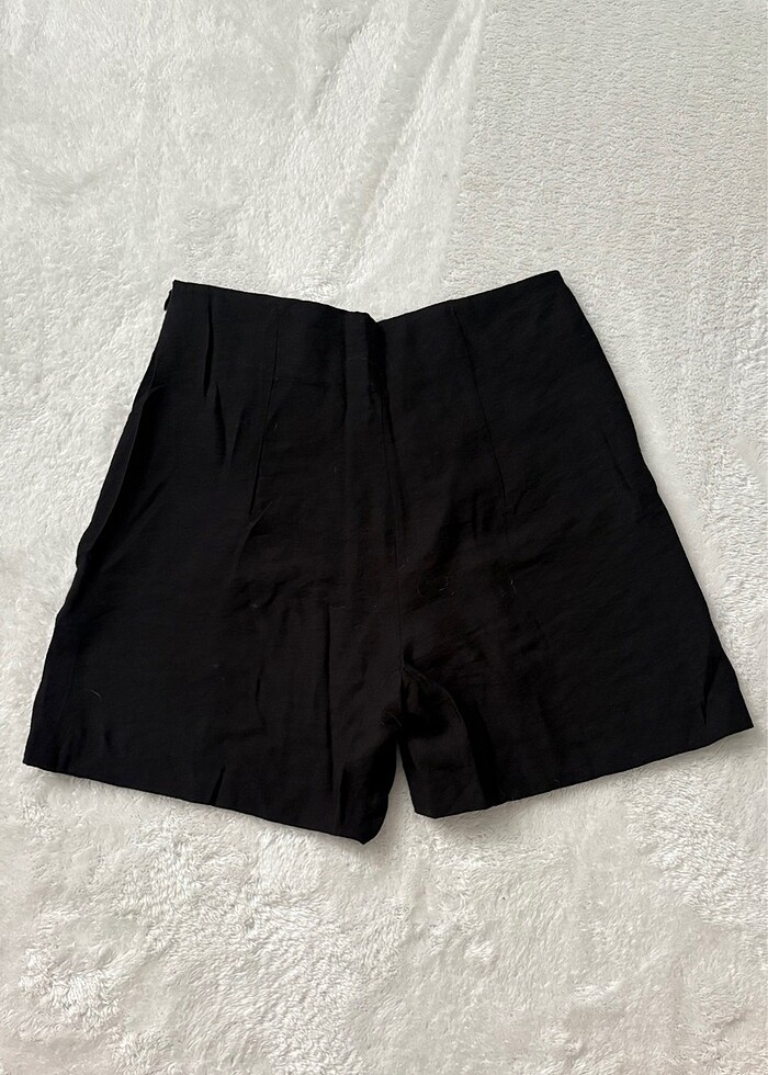 Keten şort - Görsel 4