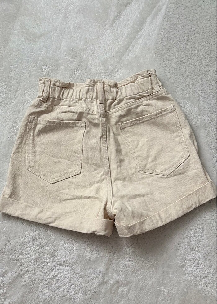 Yüksek bel şort - Görsel 4