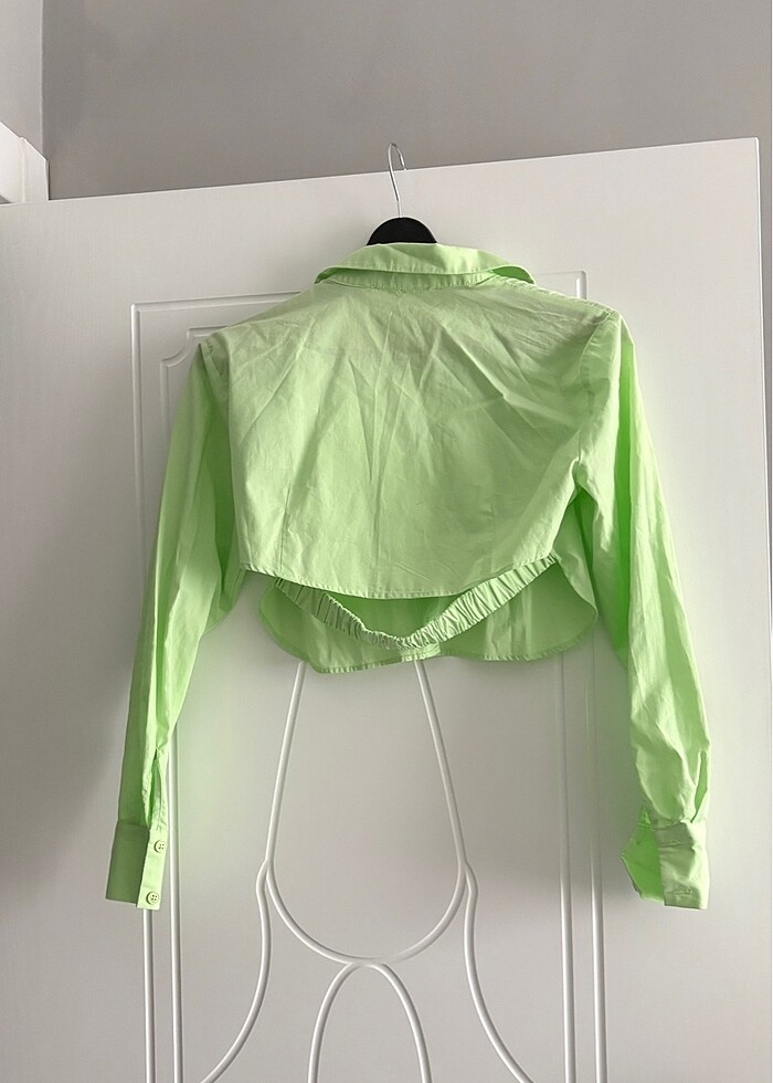 Crop gömlek - Görsel 3