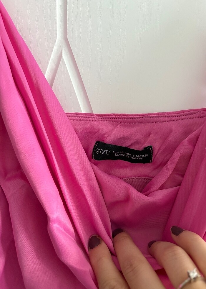 Saten elbise - Görsel 3