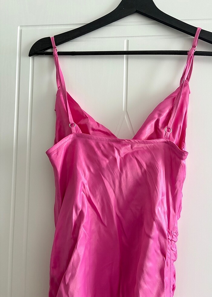 Saten elbise - Görsel 4