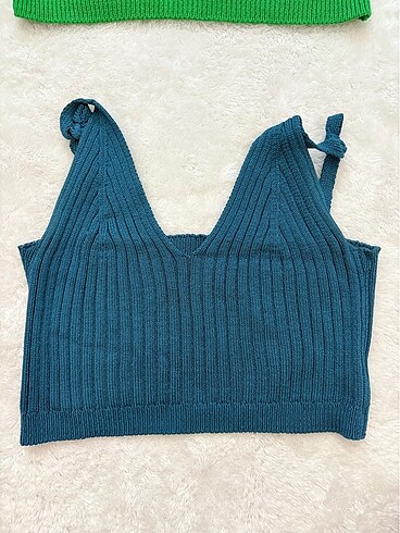 İkili örme crop - Görsel 2