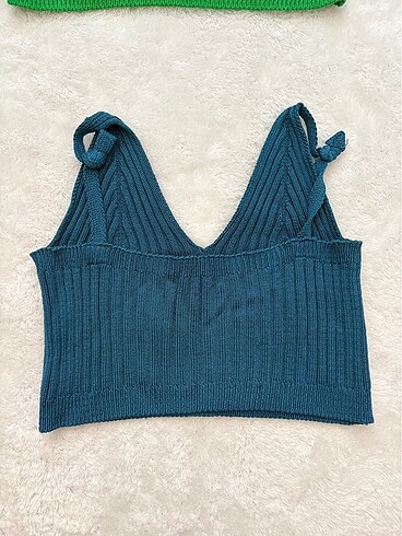 İkili örme crop - Görsel 3