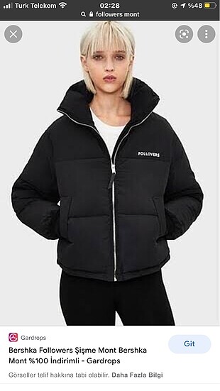 Bershka mont