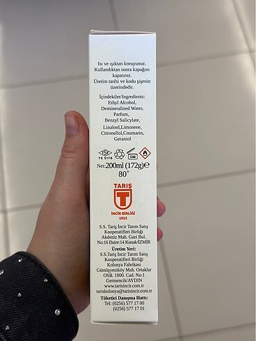 Zeytin çiçeği kolonyası tariş - Görsel 2