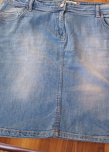 Mavi Denim Midi Kadın Etek