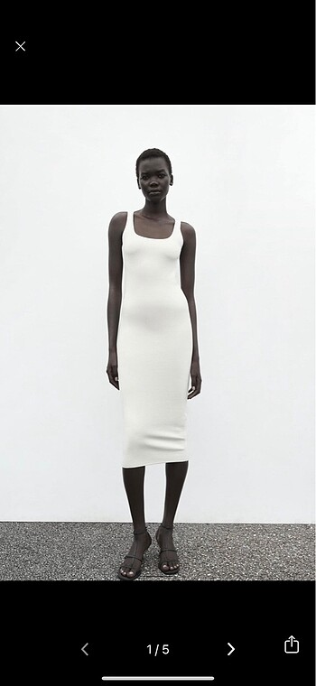 Zara triko elbise