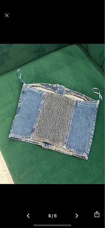 xl Beden Pull and bear kot straplez bluz
