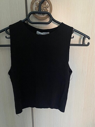 Pull&bear siyah crop