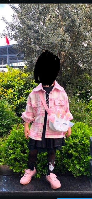 Kız çocuk oduncu gömleği