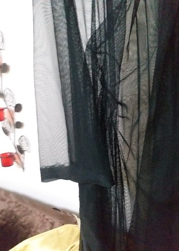 Siyah Nakışlı Uzun Kollu tl pare0 - Görsel 4