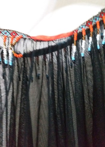 Siyah Nakışlı Uzun Kollu tl pare0 - Görsel 3