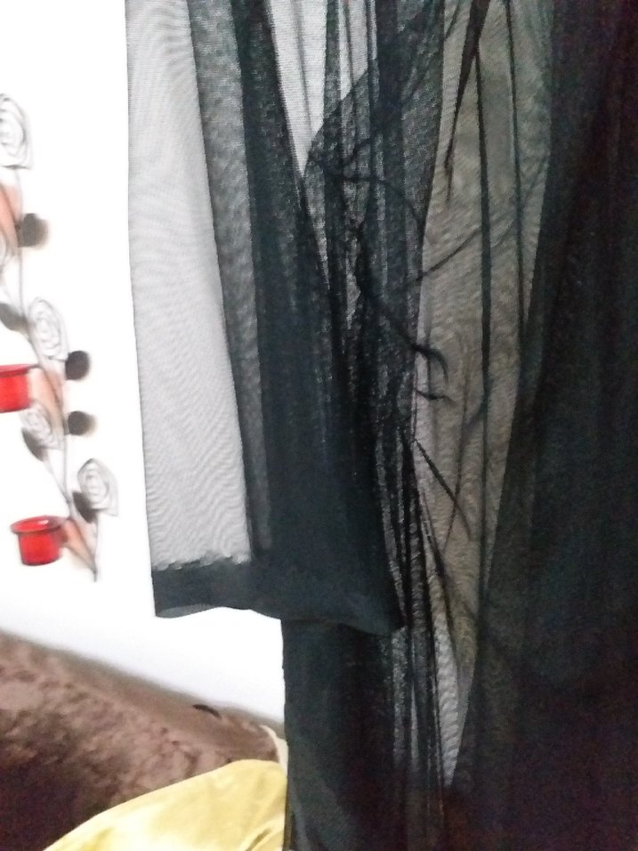 Siyah Nakışlı Uzun Kollu tl pare0 - Görsel 4