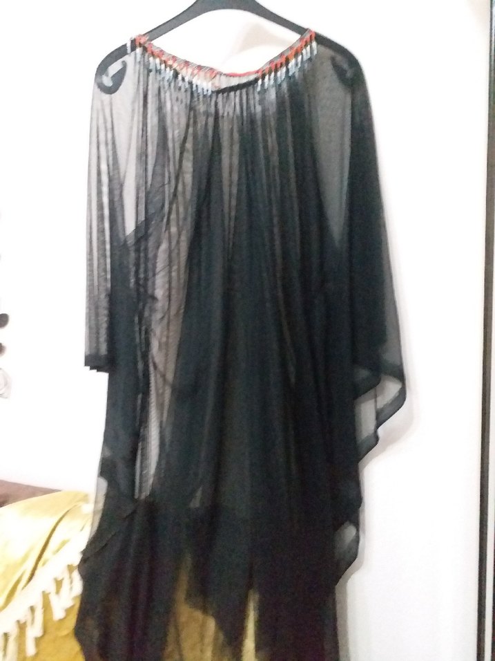 Siyah Nakışlı Uzun Kollu tl pare0 - Görsel 5