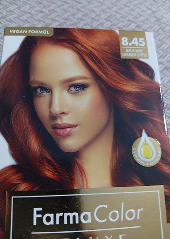 FarmaColor Deluxe 8.45 Kızıl Saç Boyası - Görsel 2