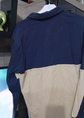 Erkeksiyah Bej Fermuarlı Sweatshirt - Görsel 7