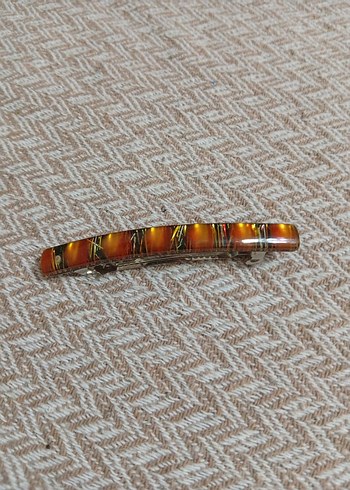 Kahverengi Tokalı Retro Saç Aksesuarı - Görsel 4