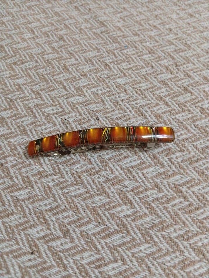 Kahverengi Tokalı Retro Saç Aksesuarı - Görsel 4