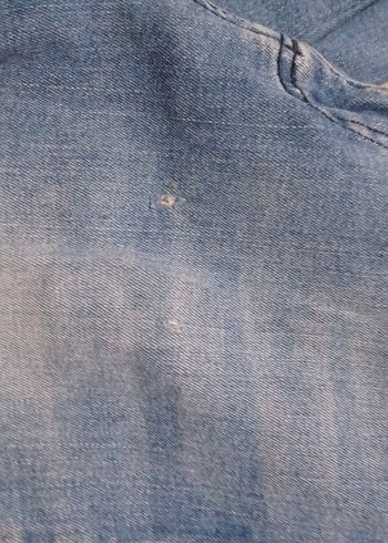 erkek Mavi Denim Bağlama Desenli Normal Boy Jean - Görsel 7