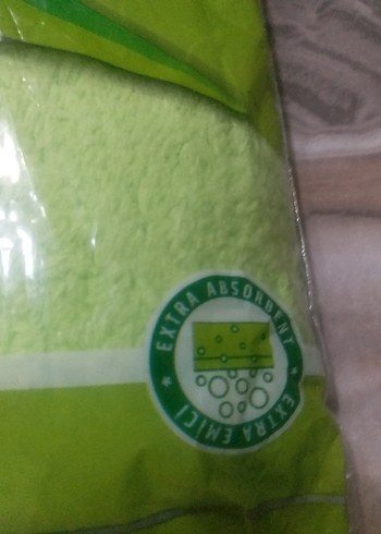 Beden yeşil Renk Yeşil Baskılı Mikrofiber Mutfak Bezi