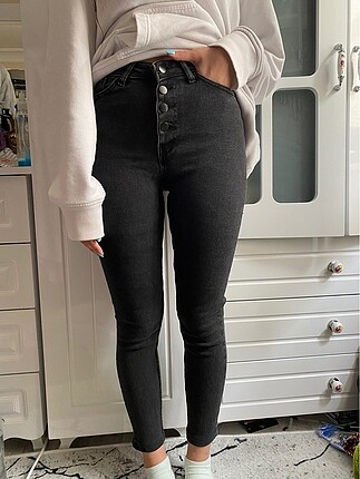 Düğmeli skinny jean