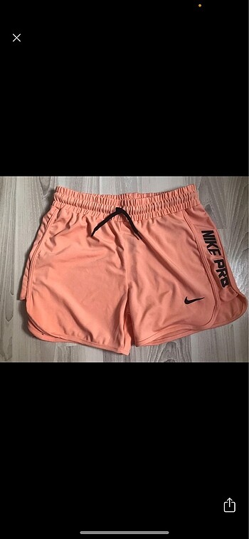 Somon rengi Nike şort