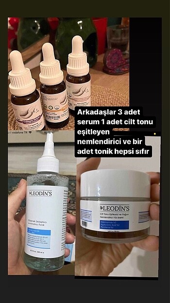 Serum tonik nemlendirici