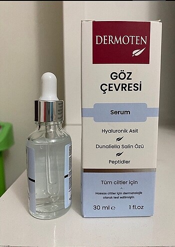 Göz altı serumu göz çevresi serumu