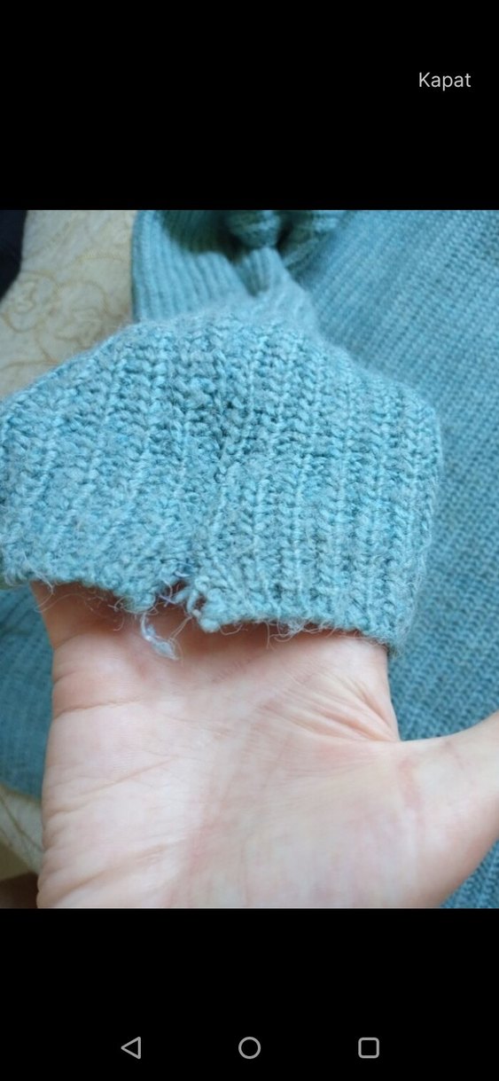 Gri Bohem Balıkçı Yaka Kadın Kazak - Görsel 3