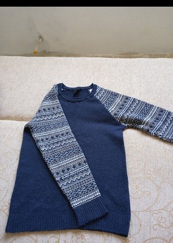 Gri Triko Kazak - Görsel 2