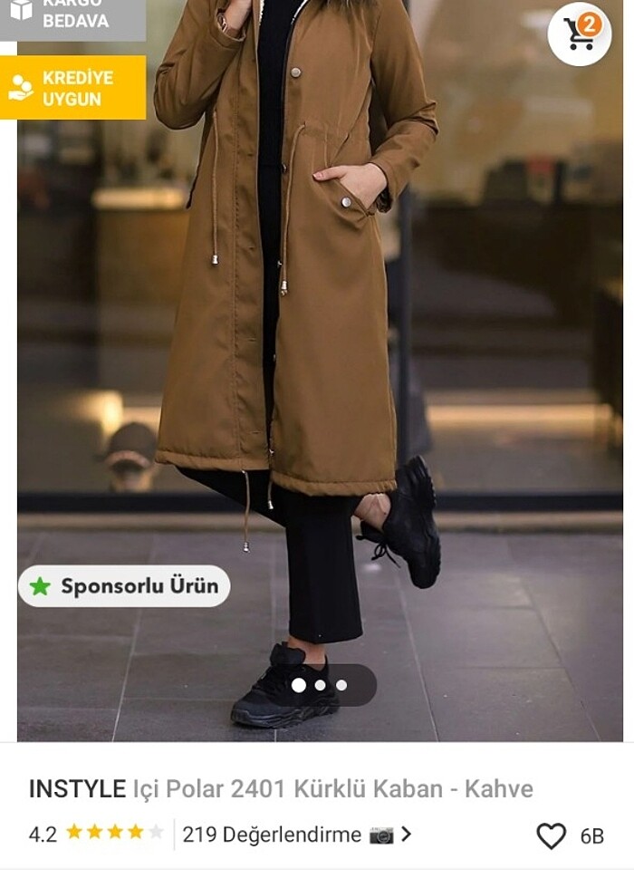 Trendyol dan aldım bi kaç kez giyildi rengini kendime yakistirma - Görsel 2