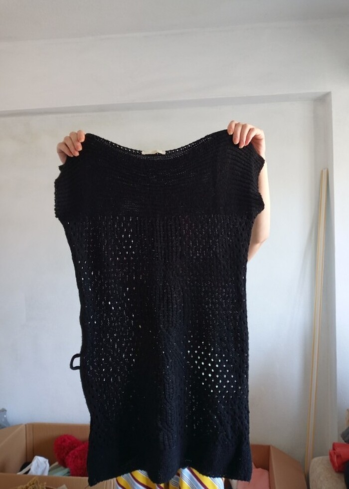 Siyahi ve hardal sarısı bulunan tunik - Görsel 2