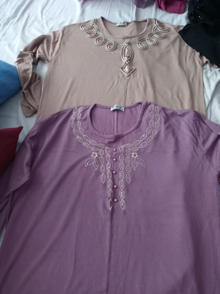 Pembe Nakışlı  Bluzu - Görsel 2