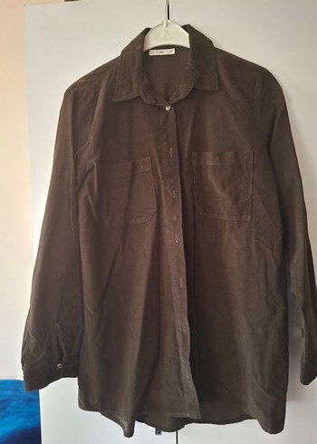 Kadın kadife gömlek - Görsel 2