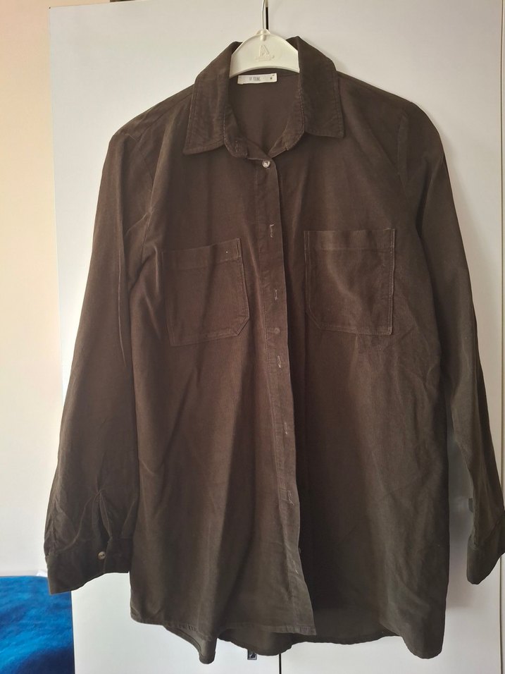 Kadın kadife gömlek - Görsel 2