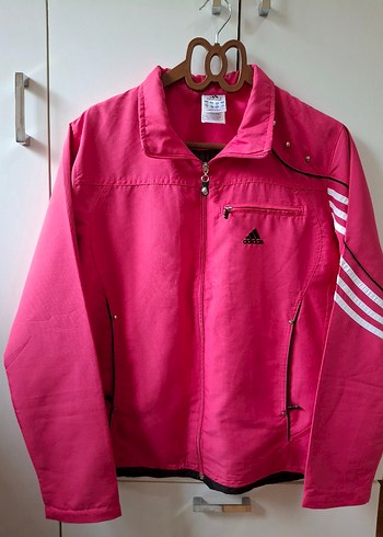 Adidas Pembe Fermuarlı Kadın Ceket