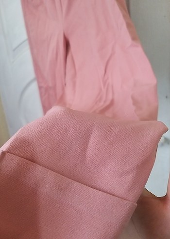 Bol  paça kumaş pantolon - Görsel 2