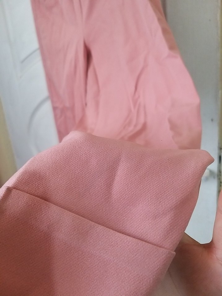 Bol  paça kumaş pantolon - Görsel 2