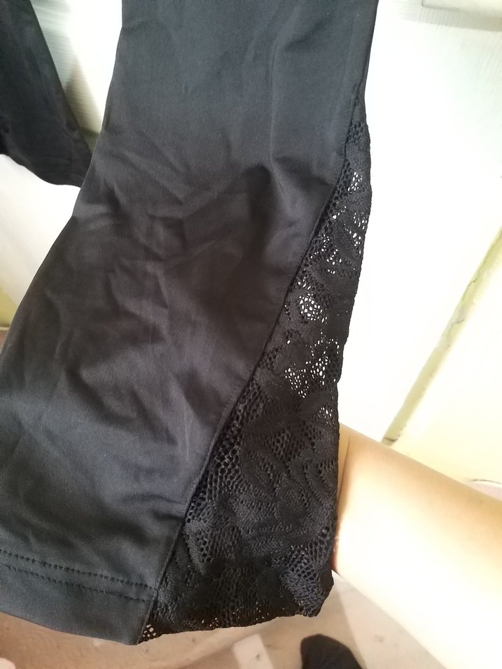 paçası dantelli ispanyol Pantolon - Görsel 2