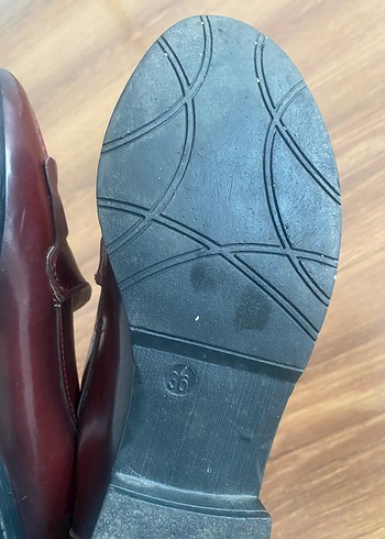 Bordo Püsküllü Loafer - Görsel 3