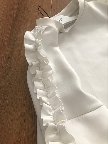 Scuba tunik renk kırık beyaz - Görsel 2