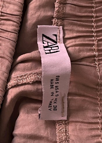 Bej Kadın Keten Rahat Pantolon - Görsel 5