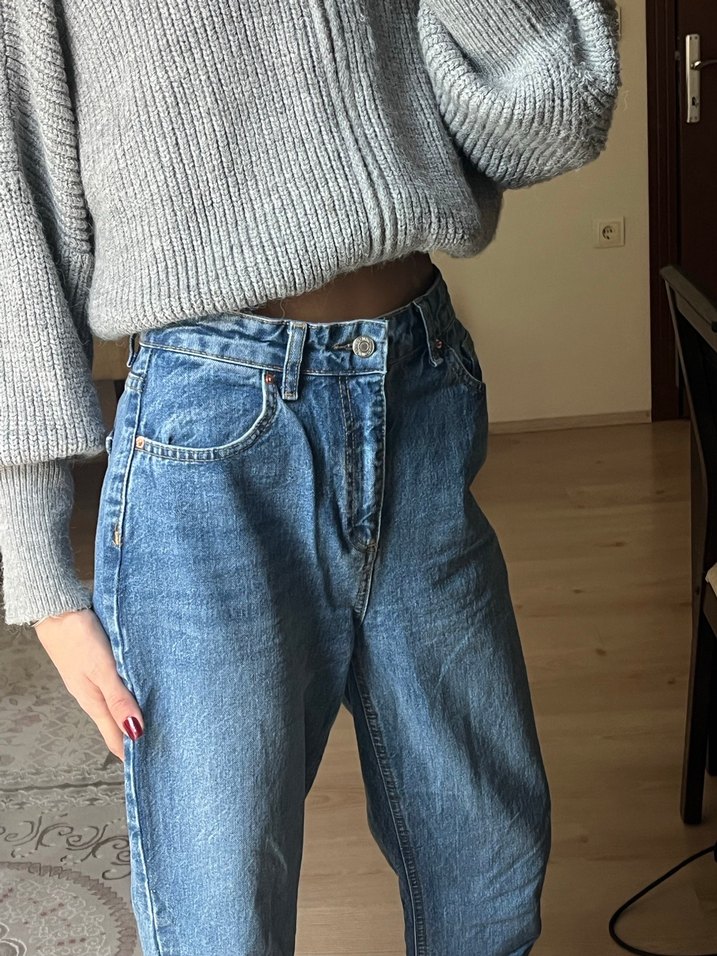 mom jean - Görsel 3
