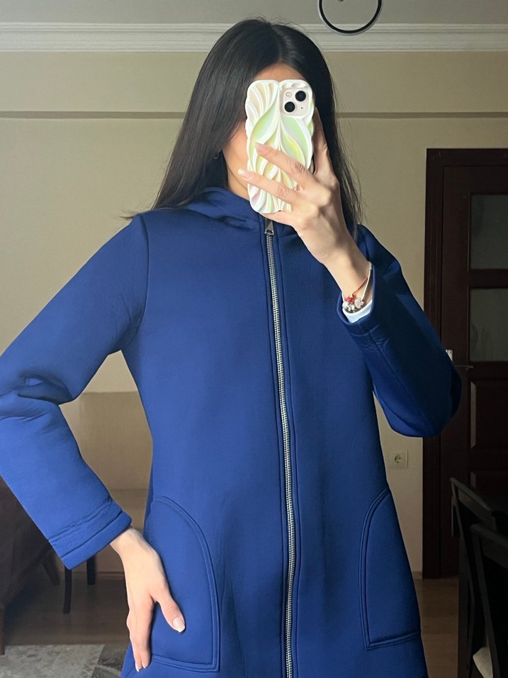 Scuba Kumas Trenckot - Görsel 3